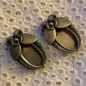 Georg Jensen sterling silver dress clips